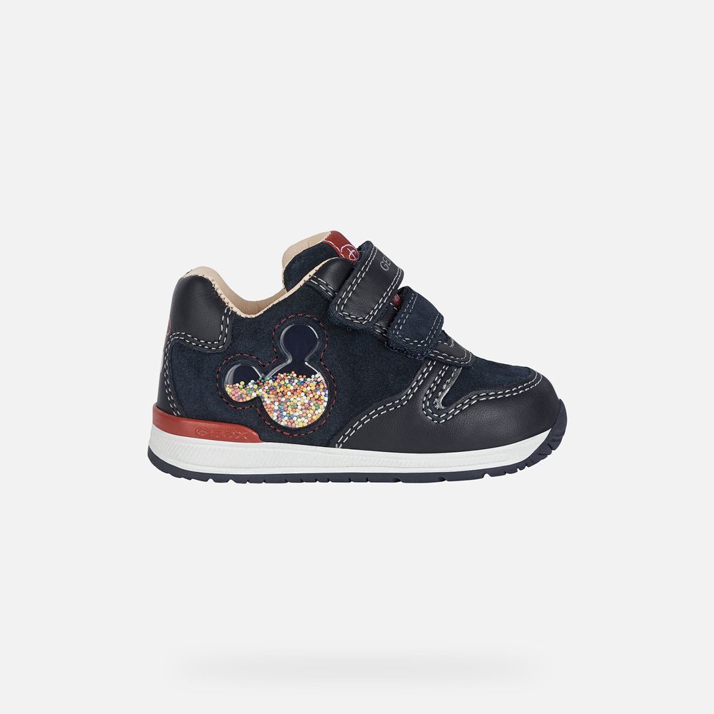 Geox Sneakers Navy Rishon Boy - Geox Baby Shoes - WCQFLN301